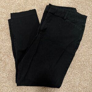 Old Navy high-rise pixie black pants, size 14